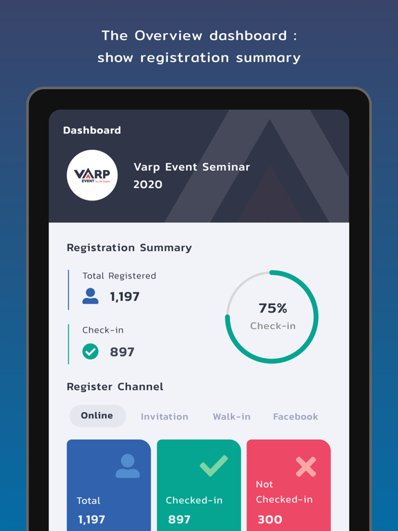 Screenshot #4 pour Varp Event Check-in