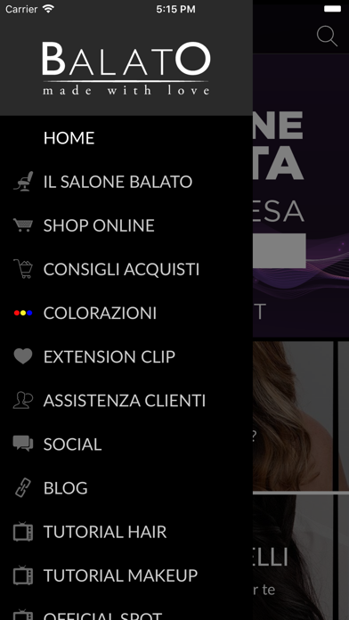 Balato Prodotti per Capelli Screenshot