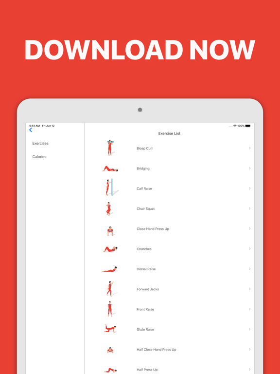 Quick Fat Loss Workouts iPad screenshot 4 - Health & Fitness app