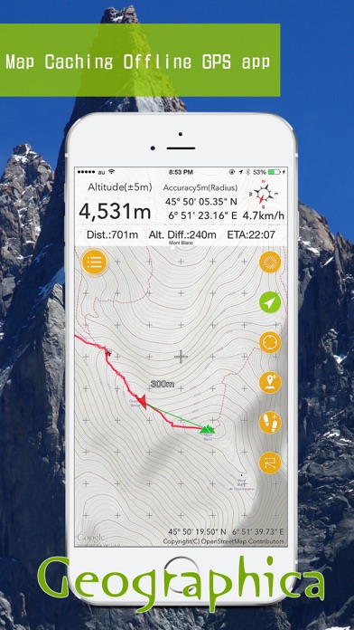 ジオグラフィカ | 登山用GPS Screenshot