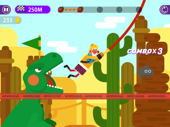 Jungle Hero:究極のフライングマンロープ脱出のおすすめ画像3