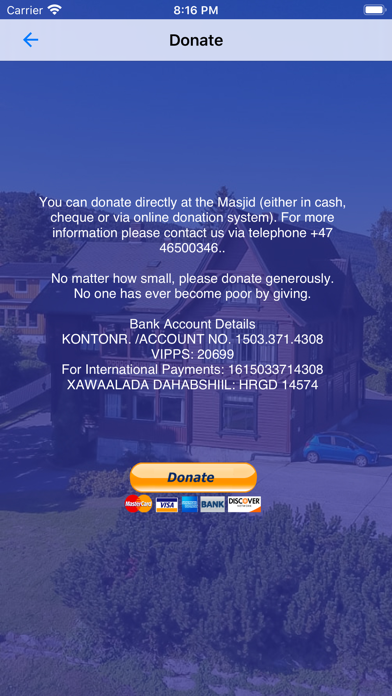 Masjid Abu Bakar Sadiq iPhone screenshot 8 - Lifestyle app