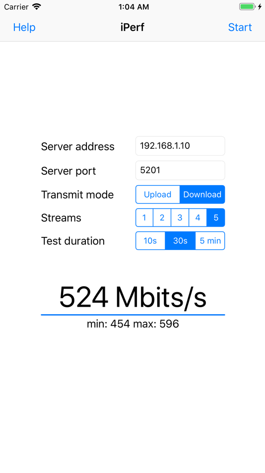 #2. iPerf 3 Wifi Speed Test (iOS) 来自: Frederic Sagnes