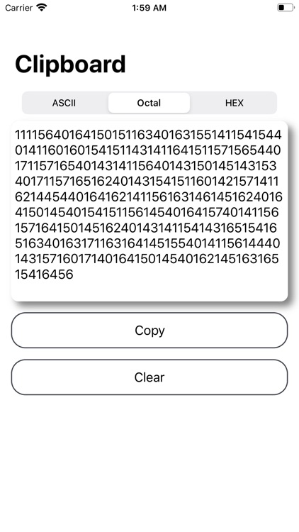 Number systems clipboard