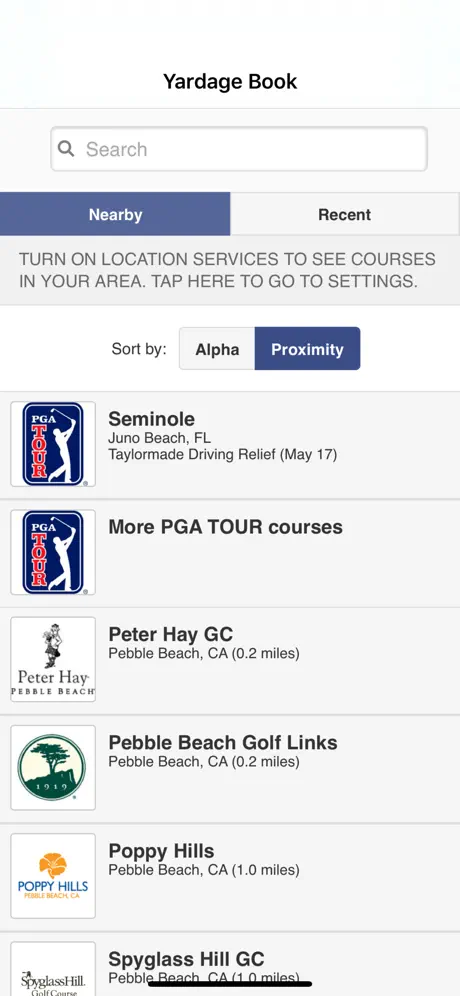 Yardage Book