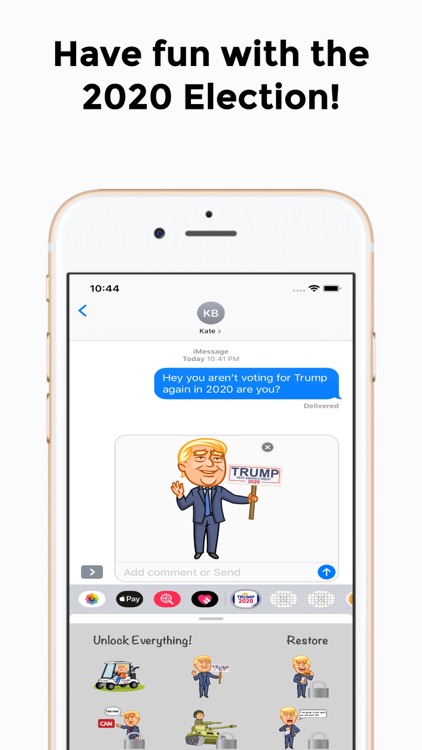 Donald Trump 2020 Sticker Pack