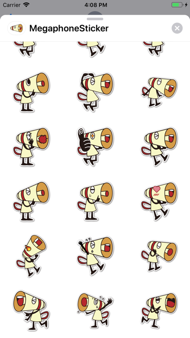Screenshot #2 pour Megaphone Sticker