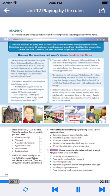 剑桥中学英语 Think 2 级别 screenshot-4