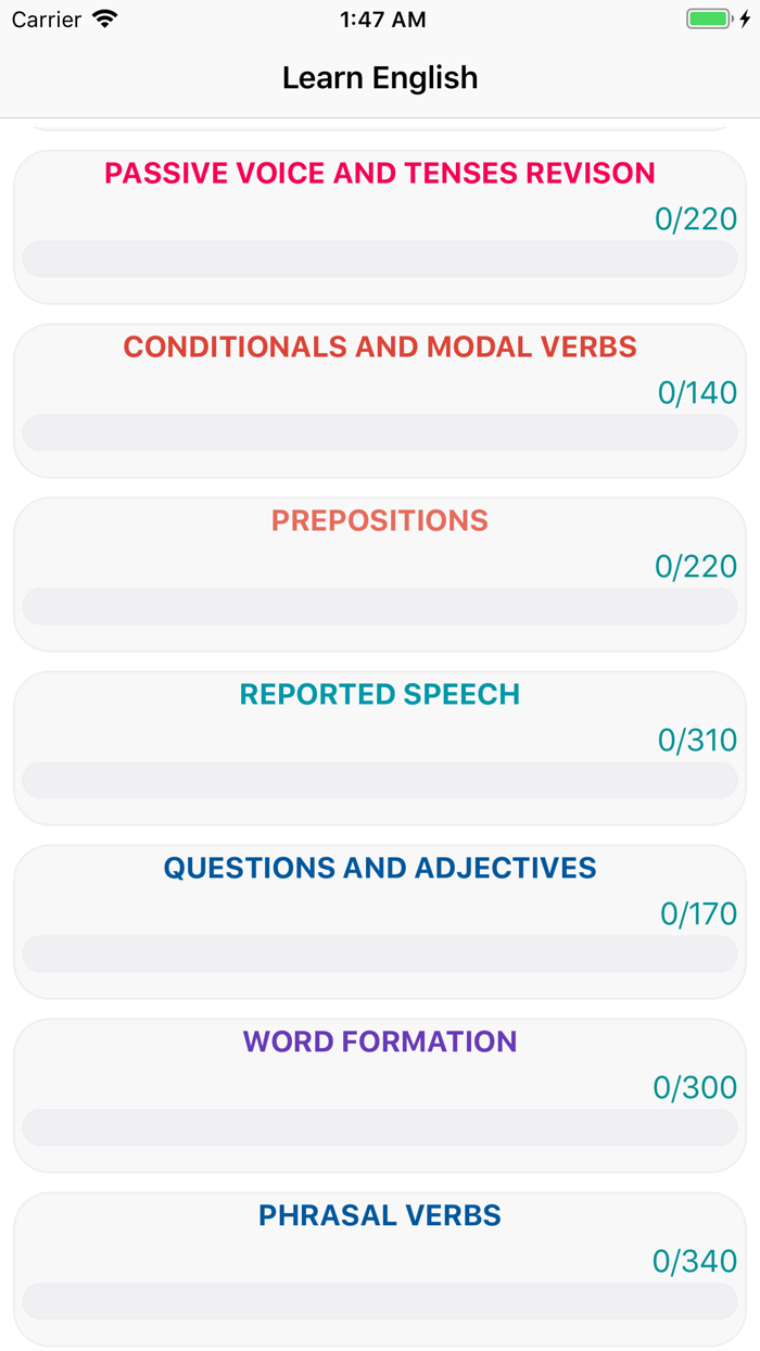 English Proficiency Test