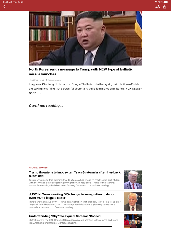 Screenshot #6 pour CNR: Conservative News Reader