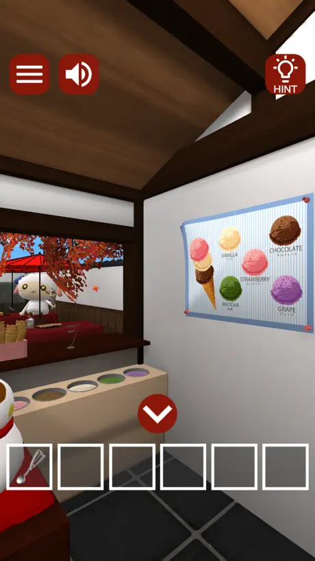 Old clock and sweets' parlor