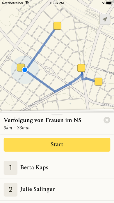 Stolpersteine Guide Screenshot