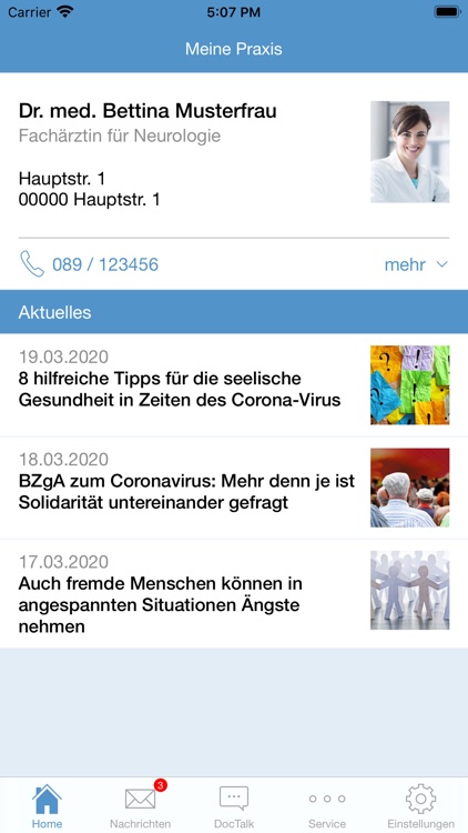 PraxisApp - Mein Neurologe