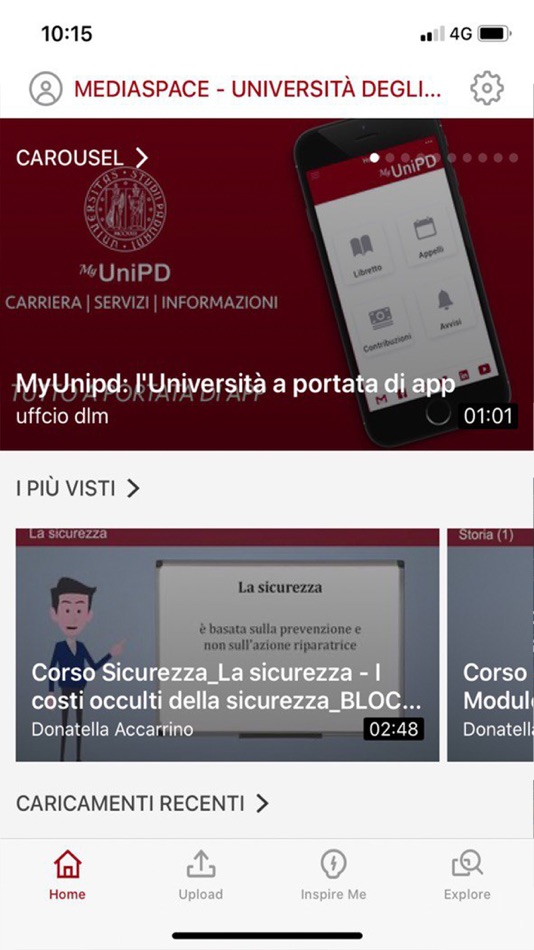 #3. Mediaspace Unipd (iOS) Av: Kaltura Inc.