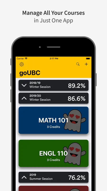 goUBC - UBC Grade Tracker screenshot 1 of 10
