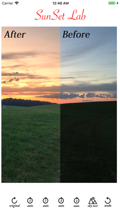 SunSet Lab + Sky Photo Editor screenshot 1