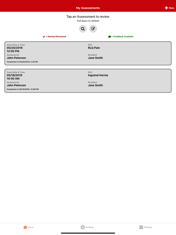 UW Surgery Resident Assessment