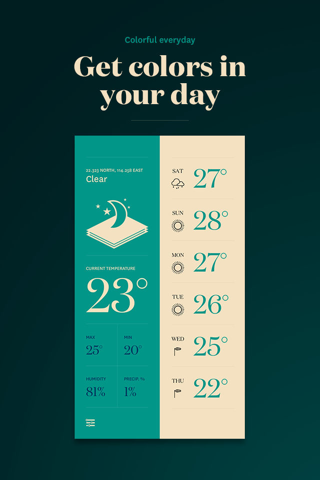 Forecast - The Weather App - náhled
