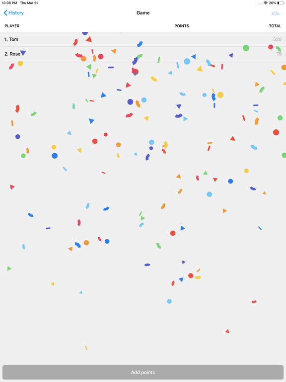 To Count Points iPad screenshot 5 - Utilities app