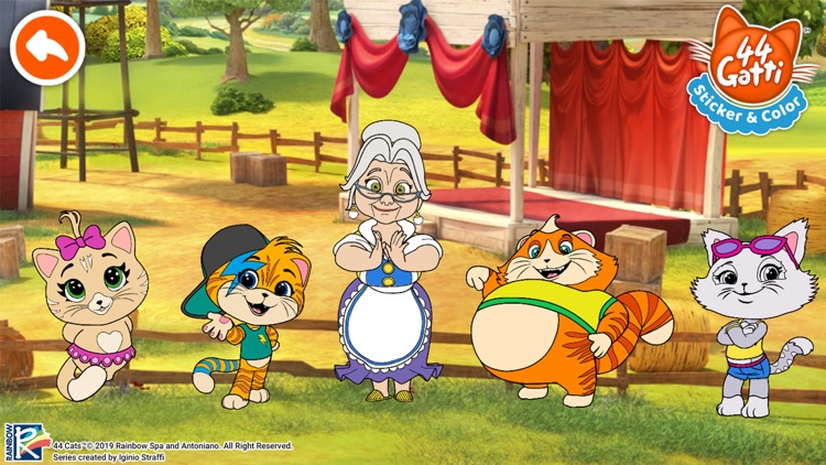 44 Gatti - Sticker & Color screenshot-4