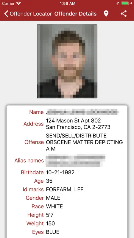 Offender Locator screenshot 3 of 7