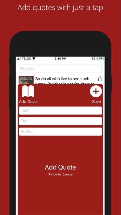 Screenshot #2 pour Footnote: Save Your Quotes