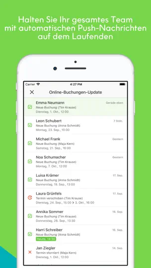 Screenshot von Connect: Salon-Management auf dem iPhone 6