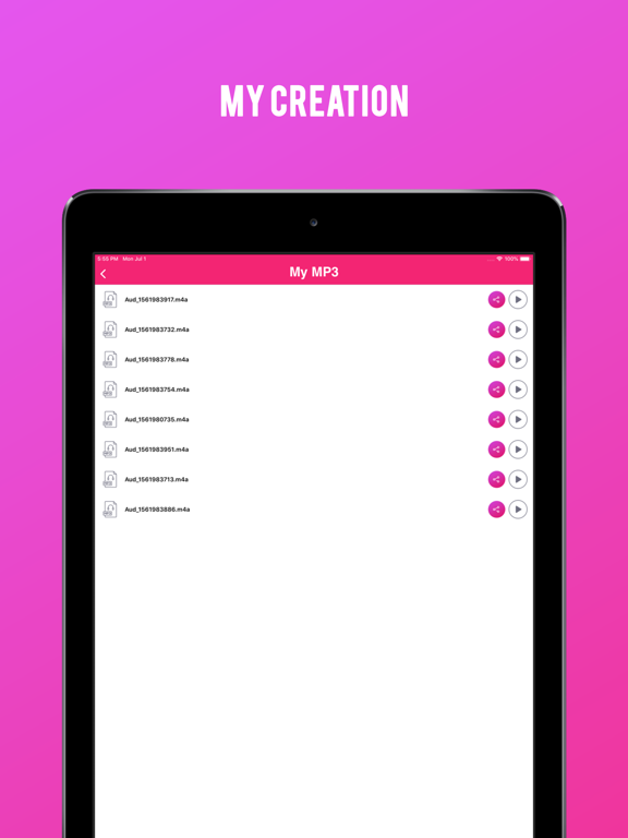 Easy Video to MP3 Converter iPad screenshot 4 - Photo & Video app