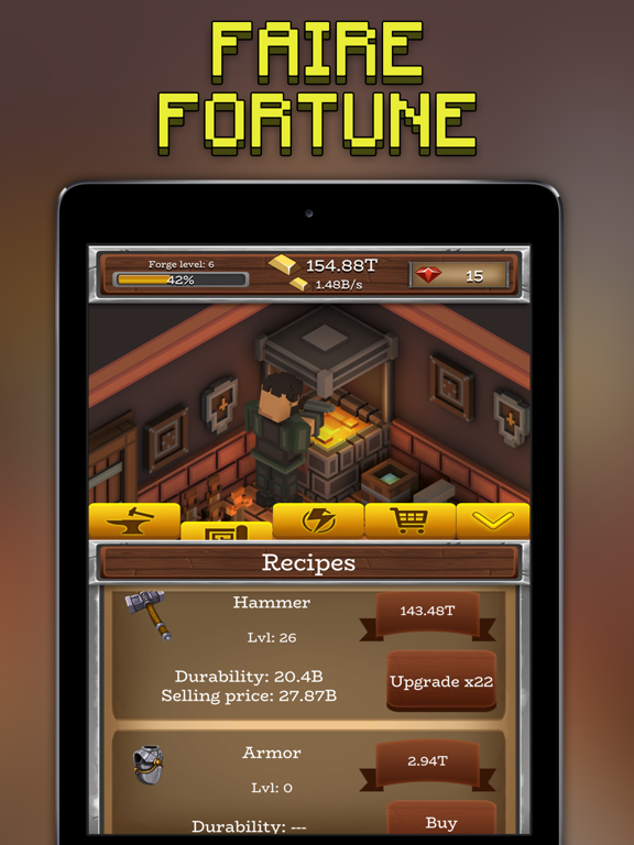 Screenshot #5 pour ForgeCraft - Idle Tycoon
