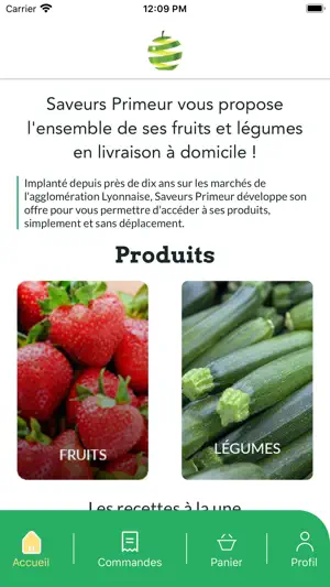 Saveurs Primeur screenshot 2