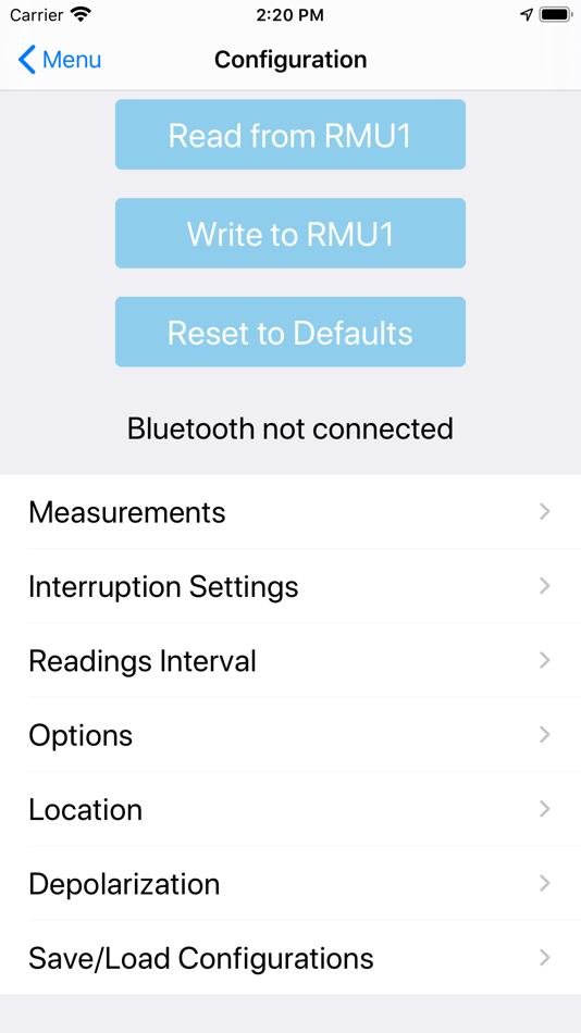 #2. RMU1 Config (iOS) 由: Mobiltex Data