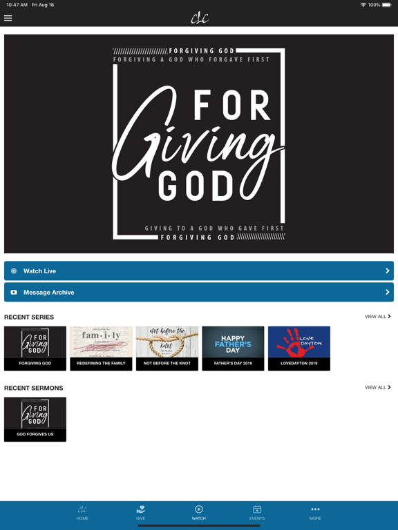 CLC Dayton iPad screenshot 2 - Lifestyle app