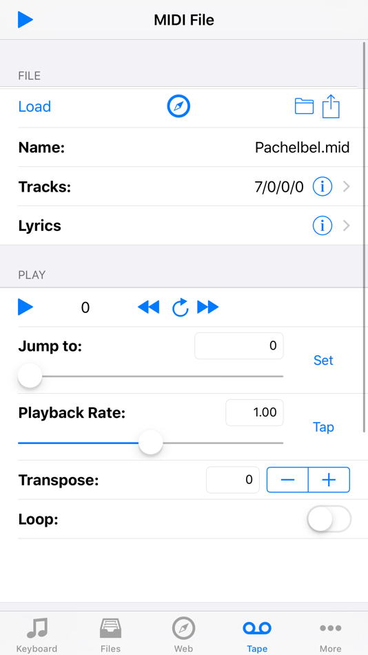 #3. Musk MIDI Player (iOS) 由: Dr. Garbers Softwareentwicklung