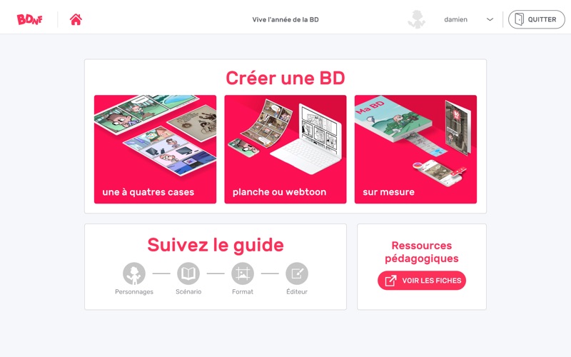 Screenshot #1 pour BDnF, La fabrique à BD