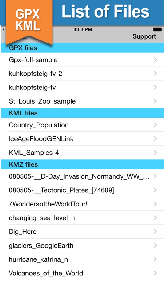 #4. GPX KML KMZ Viewer Converter (iOS) 由: seawellsoft