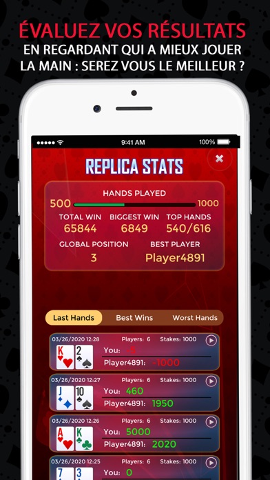 Screenshot #3 pour Replica Poker - THNL Duplicate