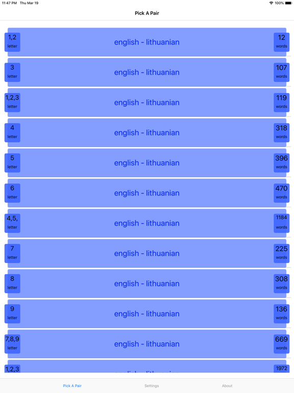 PickAPair Malay - English