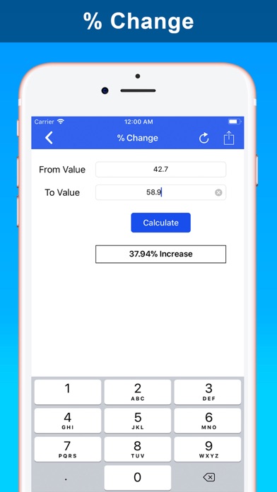 % Percentage Calculator Pro Screenshot