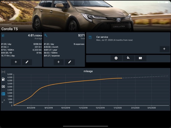 Screenshot #5 pour Car Log Universal