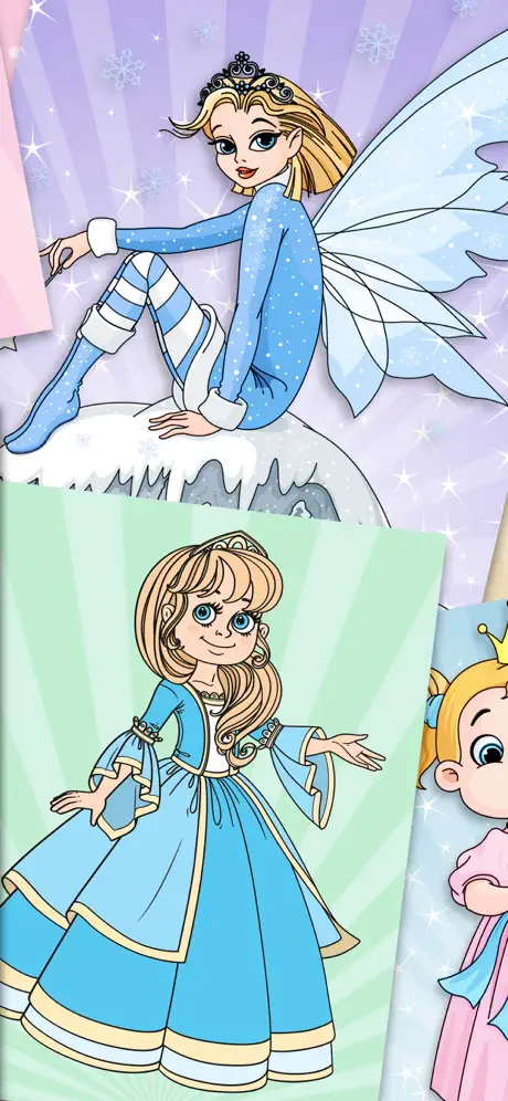 Magic Princess Coloring Books