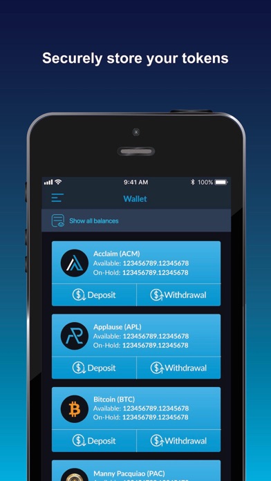 Screenshot #3 pour ACM Blockchain Wallet