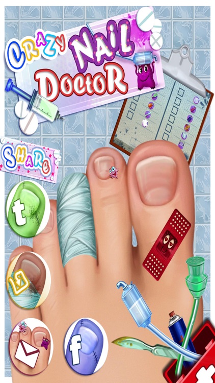 Crazy Toe Nail Doctor Surgery screenshot-3