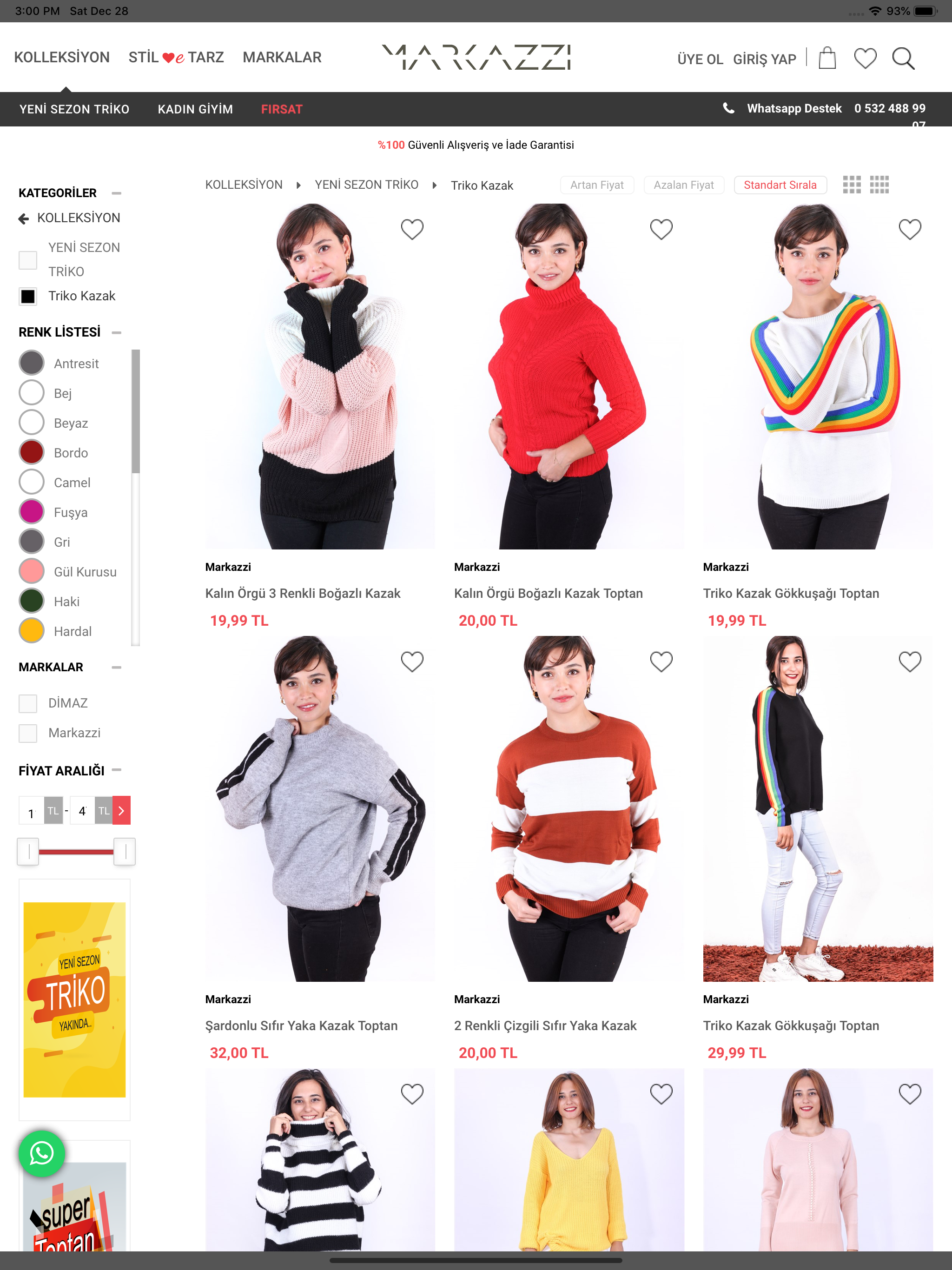 Markazzi.com - Toptan Giyim