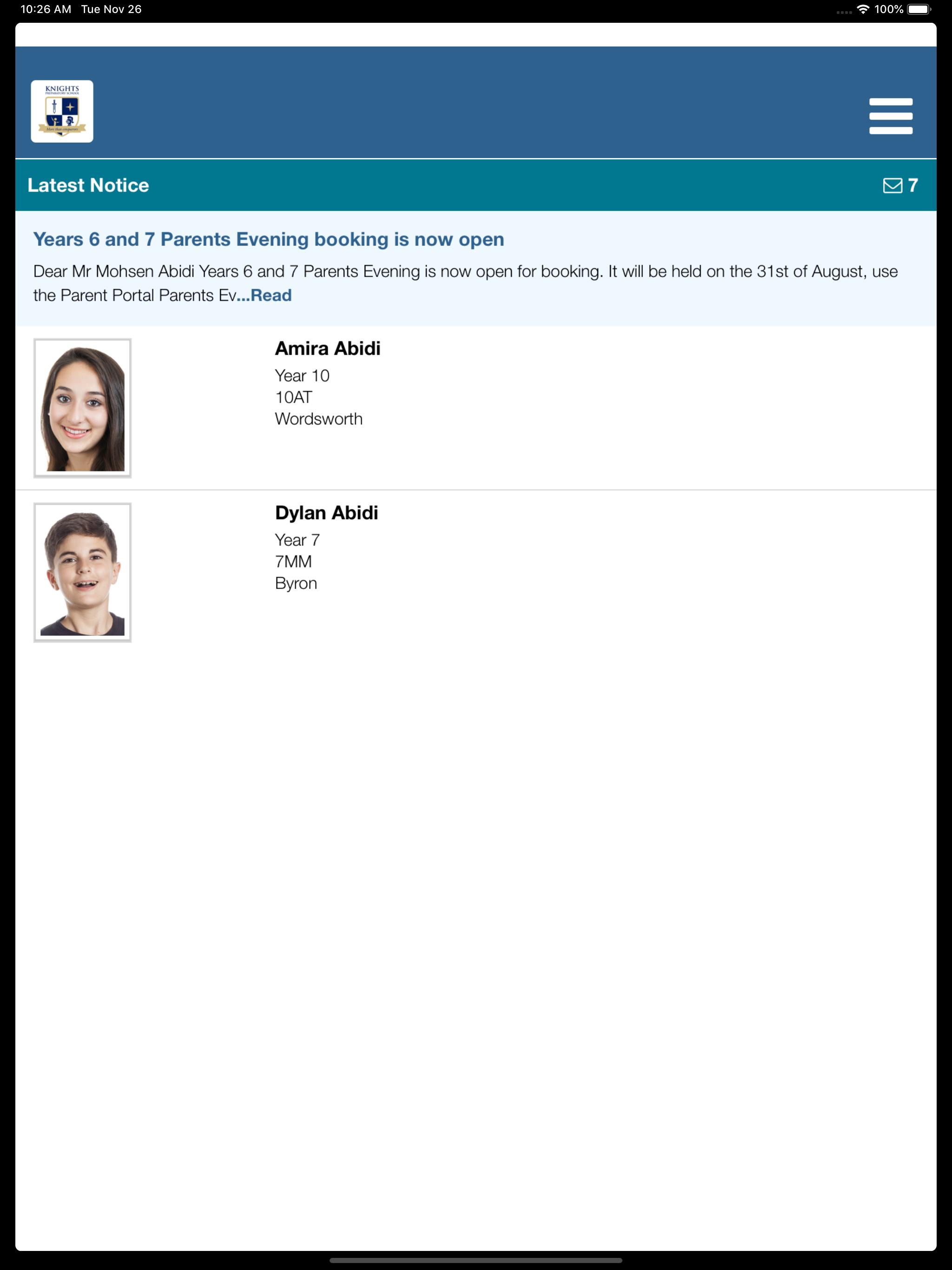 Knights Prep Engage App screenshot 6