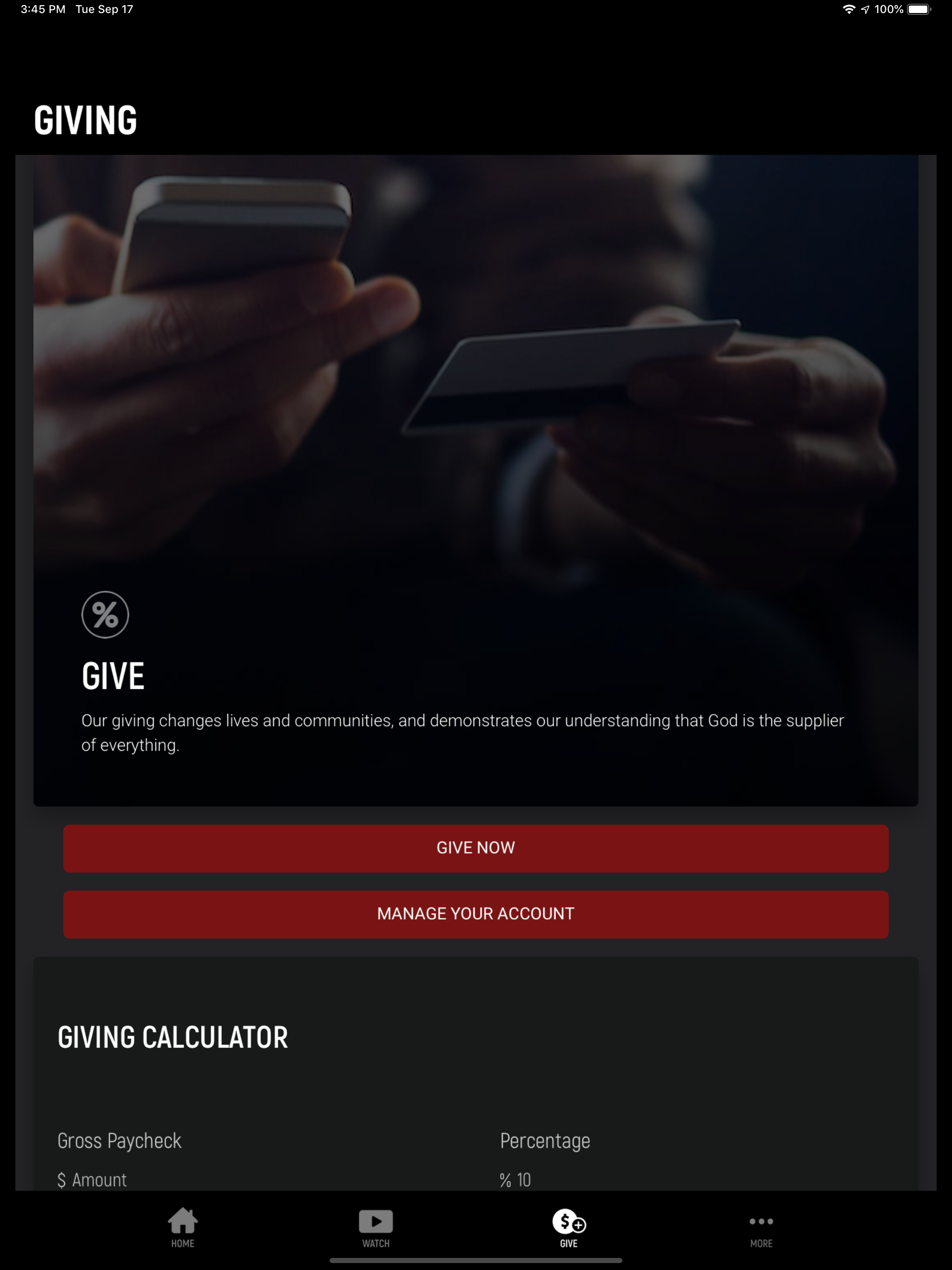 CCV Mobile App