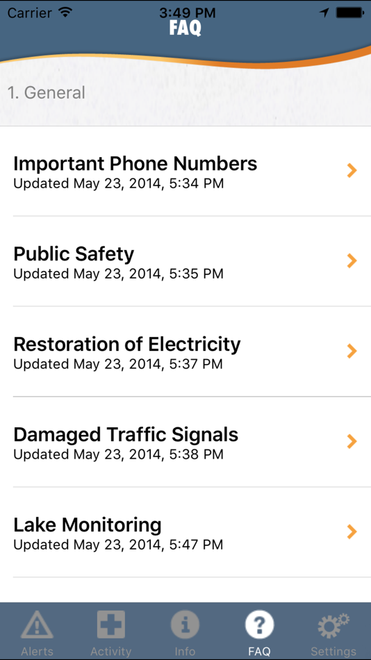 #6. OCFL Alert (iOS) 由: Orange County Government