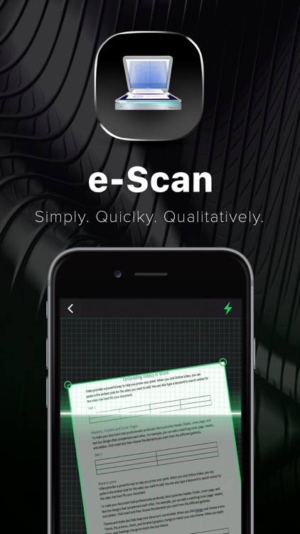 e-Scan: PDF Docs Scanner App screenshot-0