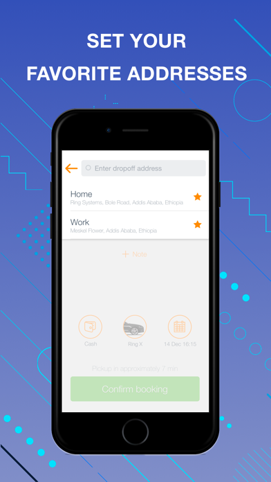 Ring: taxi ride & delivery app screenshot 2