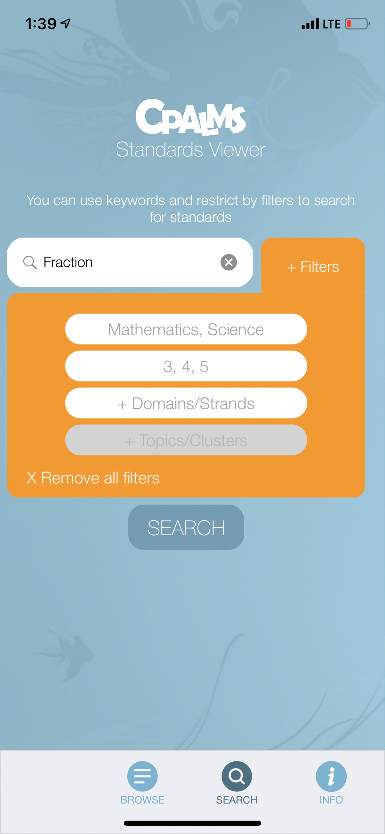 CPALMS Standards Viewer