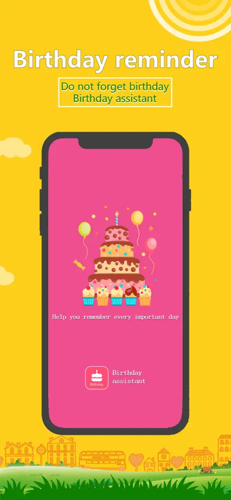 Birthday reminder app